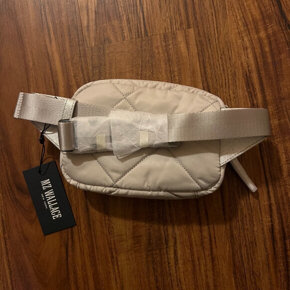 NWT MZ WALLACE Quilted Madison Belt Bag FROST - Picture 4 of 8